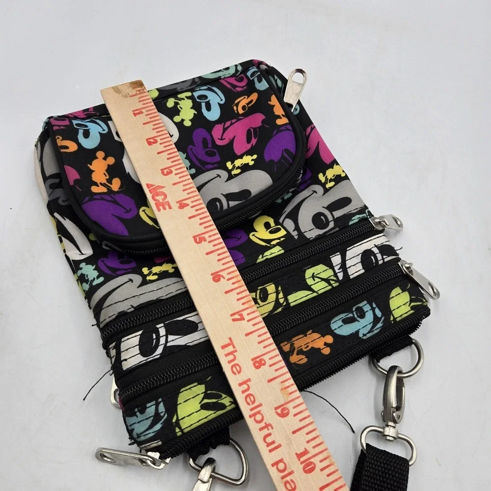 Disney Parks Exclusive Mickey Mouse Crossbody Colorful Pop Art 9x8x2 In